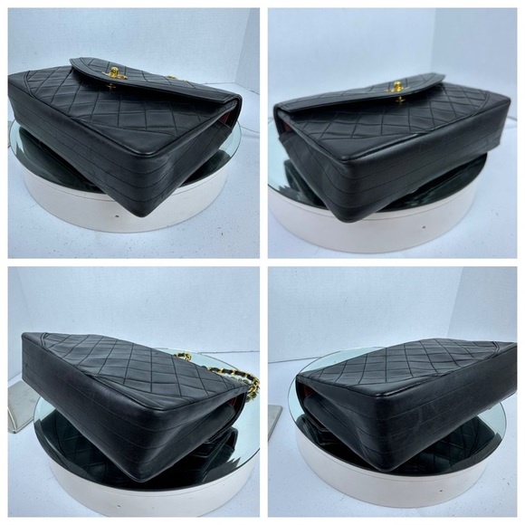 CHANEL CC Single Flap Quilted Lambskin Leather  Bag - Picture 5 of 15